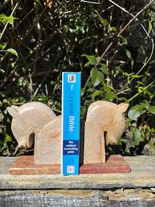 Other: Horse Soapstone Bookends B