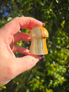 Banded Calcite Mushroom A