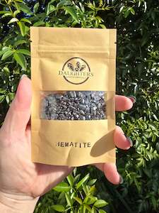 Chip Bags: Hematite Crystal Chip 100 gms bag