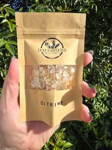 Citrine Crystal Chip 100 gms bag