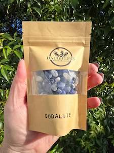Sodalite Crystal Chip 100 gms bag