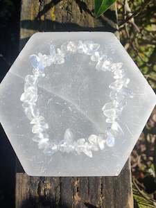 Opalite Crystal Chip Bracelet