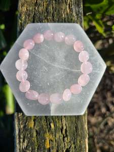 Bead Bracelets: Rose Quartz | Nugget Bead Bracelet