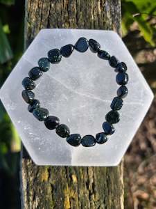 Green Goldstone | Nugget Bead Bracelet