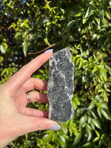 Black Amethyst Druze Piece A