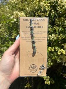 Green Aventurine & Hematite | Guardian Angel Sun Catcher
