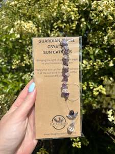 Amethyst & Clear Quartz | Guardian Angel Sun Catcher