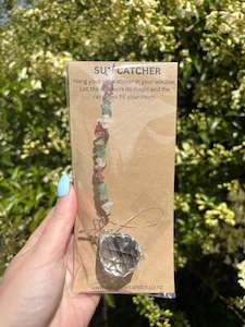 Rose Quartz, Green Aventurine & Strawberry Quartz | Sphere Sun Catcher