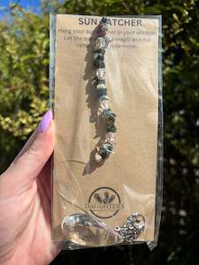 Bloodstone | Teardrop Sun Catcher