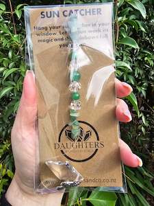 Green Aventurine | Diamond Sun Catcher