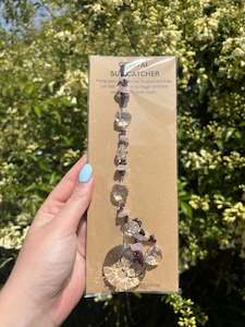 Garnet & Rose Quartz | Large Sun Sun Catcher
