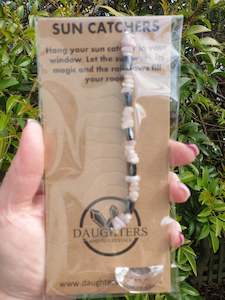 Kunzite & Hematite | Moon Sun Catcher