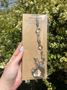 Rainbow Fluorite | Large Heart Sun Catcher