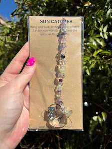Rainbow Fluorite | Heart Sun Catcher