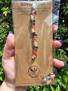 Stars Hearts: Citrine, Carnelian & Hematite | Star Sun Catcher