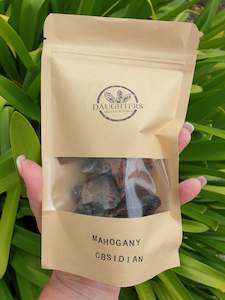 Bulk Buys: Mahogany Obsidian Bulk Pack of 10 Rough Crystals Valued at $30