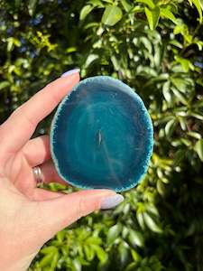 Slabs Slices: Agate Slice | Teal D