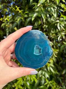 Slabs Slices: Agate Slice | Teal C