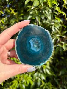 Slabs Slices: Agate Slice | Teal A