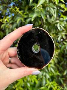 Slabs Slices: Agate Slice | Brown D