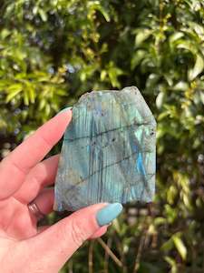 Labradorite Semi Polished Piece E