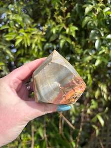 Semi Polished Points: Polychrome Jasper Semi Polished Point A