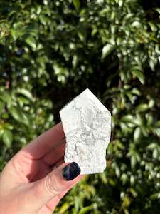 Semi Polished Points: Howlite Semi Polished Point B