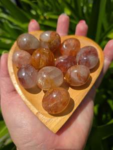Tumbled Stones: Fire Quartz Tumbled Stone