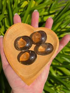 Tumbled Stones: Smoky Quartz Small Palm Stone