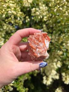 Rough Raw: Red Calcite Rough Piece C