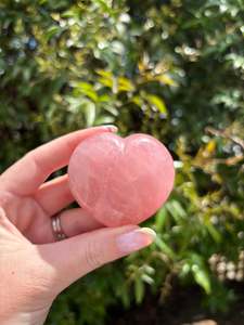 Rose Quartz Heart B