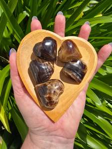 Hearts: Chocolate Calcite Small Heart