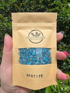 Apatite Crystal Chip 100 gms Bag