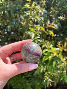 Spheres: Ruby & Fuchite Sphere A