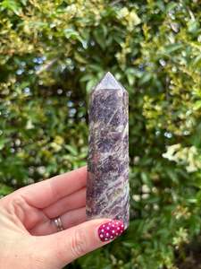 Points Towers: Lepidolite Polished Point C