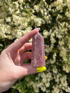 Points Towers: Strawberry Quartz Polished Point A