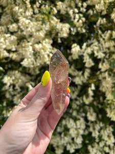 Points Towers: Rutilated Manifestation Quartz Double Terminated Point A