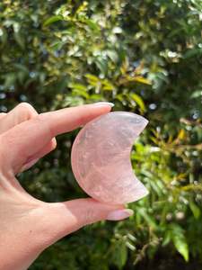 Rose Quartz Moon D