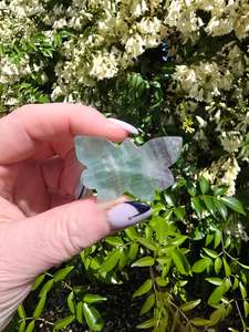 Rainbow Fluorite Butterfly D