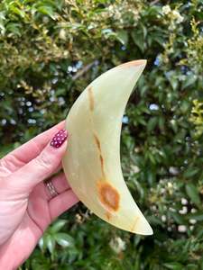 Banded Calcite Moon | Medium D