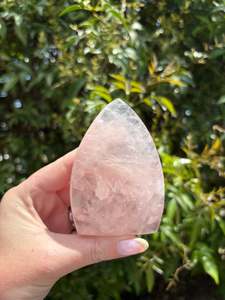 Rose Quartz Flame Piece A