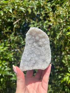 Flat Bases Freeforms: Aura Amethyst Flat Base A