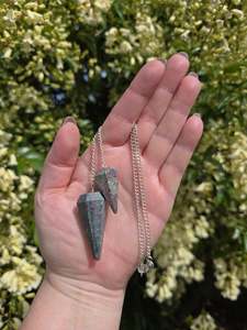 Pendulums: Ruby & Fuchsite Pendulum