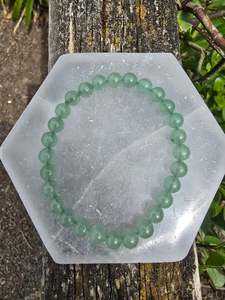 Green Aventurine | Round Bead Bracelet
