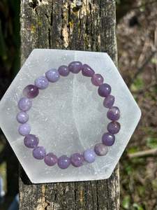 Bead Bracelets: lepidolite | Nugget Bead Bracelet