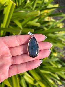 Labradorite | Polished Sterling Silver Pendant B