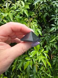 Shungite Polished Pyramid Small