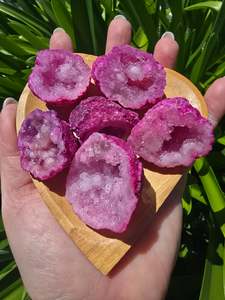 Pink Quartz Geode | Small