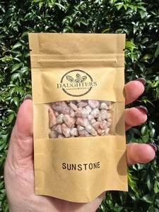 Sunstone Crystal Chip 100 gms Bag