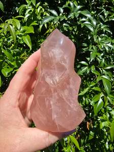 Rose Quartz Large Flame D